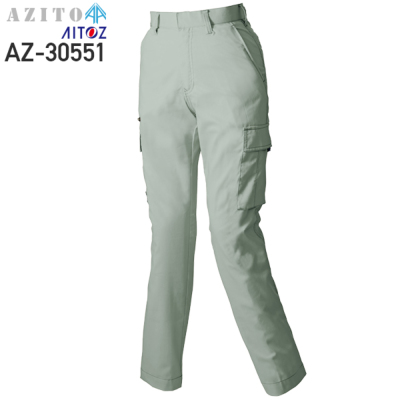 アイトス AZ-30551 ストレッチカーゴパンツ（ノータック）（男女兼用