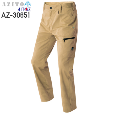 アイトス AZ-30651 ストレッチカーゴパンツ（ノータック