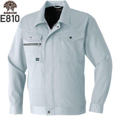 激安アウトレット通販 ≪廃番≫Asahicho E810 テンセル ブルゾン／エコマーク認定商品 作業服