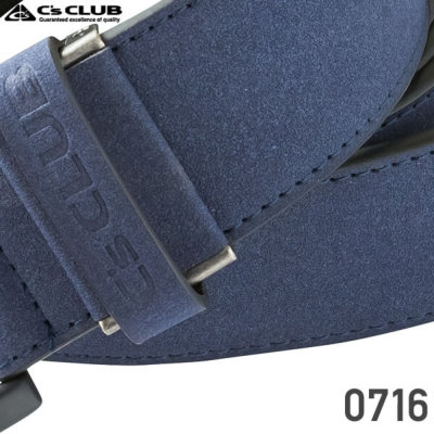 CUC（中国産業） 0716 ベロア調ブラックバックルベルト│C's