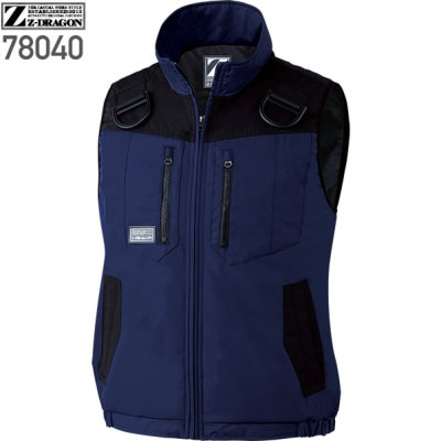 自重堂 78040 防寒ベスト│Z-DRAGON・ジードラゴン｜作業着通販アルベ