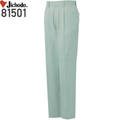 自重堂 81501 製品静電ワンタックパンツ（年間定番生地使用）／JIS