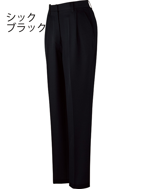自重堂 82306 ストレッチレディースワンタックパンツ│じちょうどう