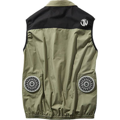 デバイス選択可】自重堂 54140 空調服™ ベスト(綿100%)│Jawin