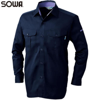 桑和 9113 長袖ブルゾン ネイビー M 9113-1-M 桑和 1113 長袖ブルゾン LLサイズ ネイビー(1) 1113シリーズ 車用品