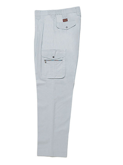 桑和 538 カーゴパンツ ツータック（脇ゴム） 綿100％ ソフト加工