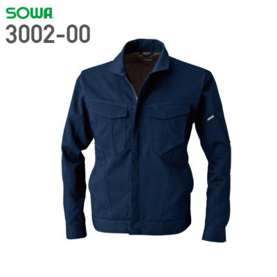 桑和 3002-00 長袖ブルゾン／JIS T8118適合│SOWA［19AW］｜作業着通販