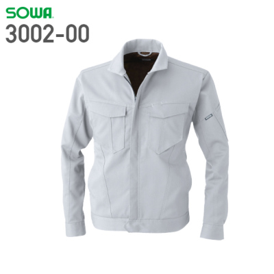 桑和 3002-00 長袖ブルゾン／JIS T8118適合│SOWA［19AW］｜作業着通販