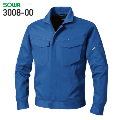 桑和 3008-00 長袖ブルゾン／JIS T8118適合│SOWA［19SS］｜作業着通販
